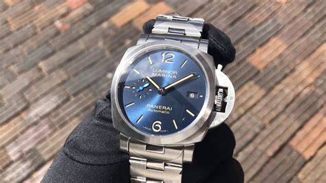 Unboxing Panerai's New Blue Dial Bracelet 42mm PAM1028.